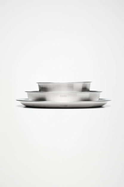 Stainless Steel 2-Pack Deep Plates